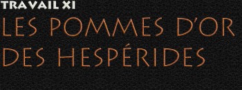 les pommes d'or du jardin des Hesp�rides